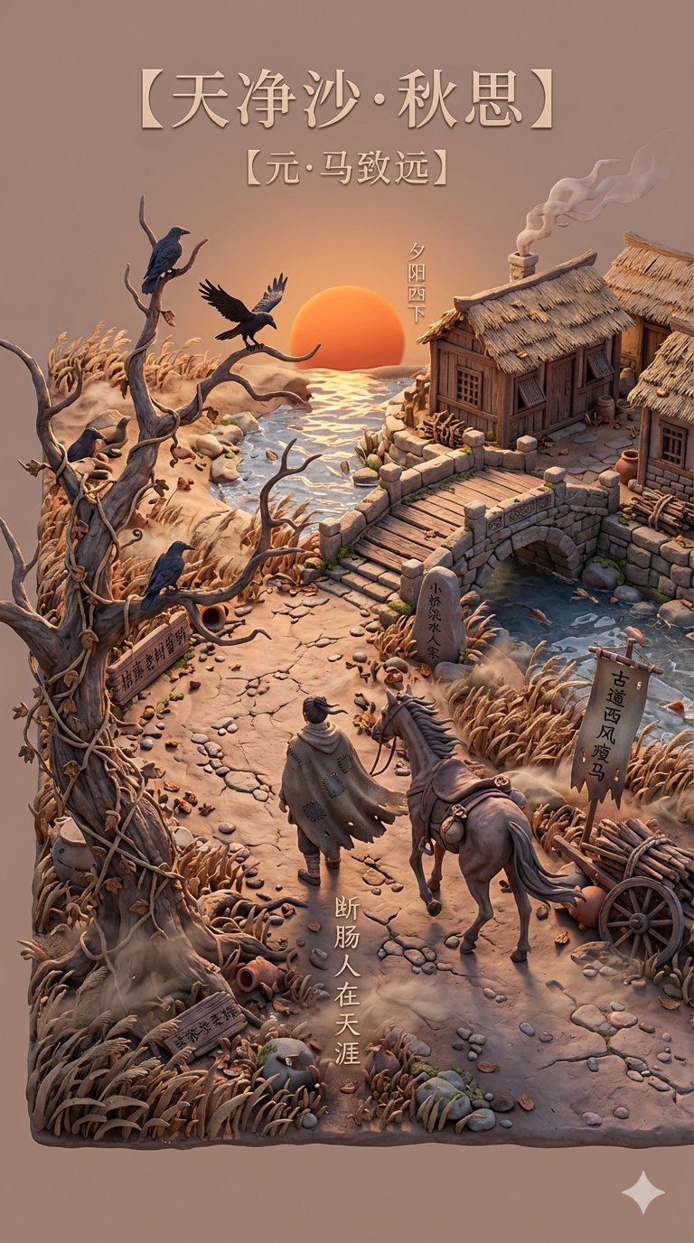 3D Cartoon Scene Creation Guide for 'Tian Jing Sha: Autumn Thoughts'