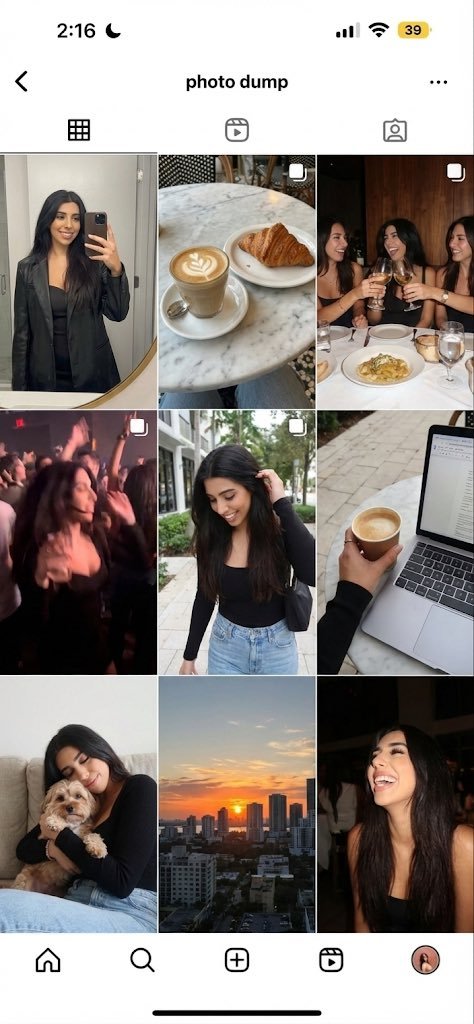 Instagram Weekend Photo Collection Nine-Grid