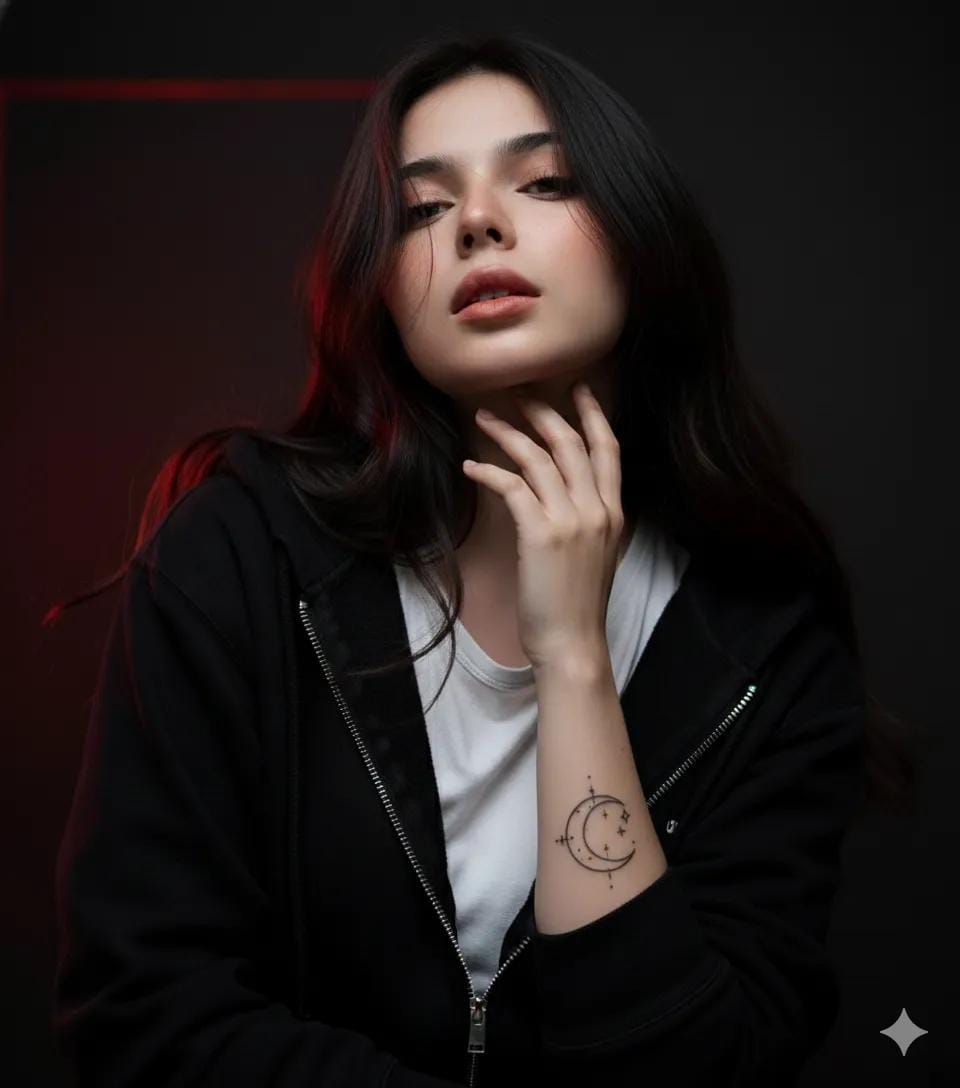 神秘魅力女性特写