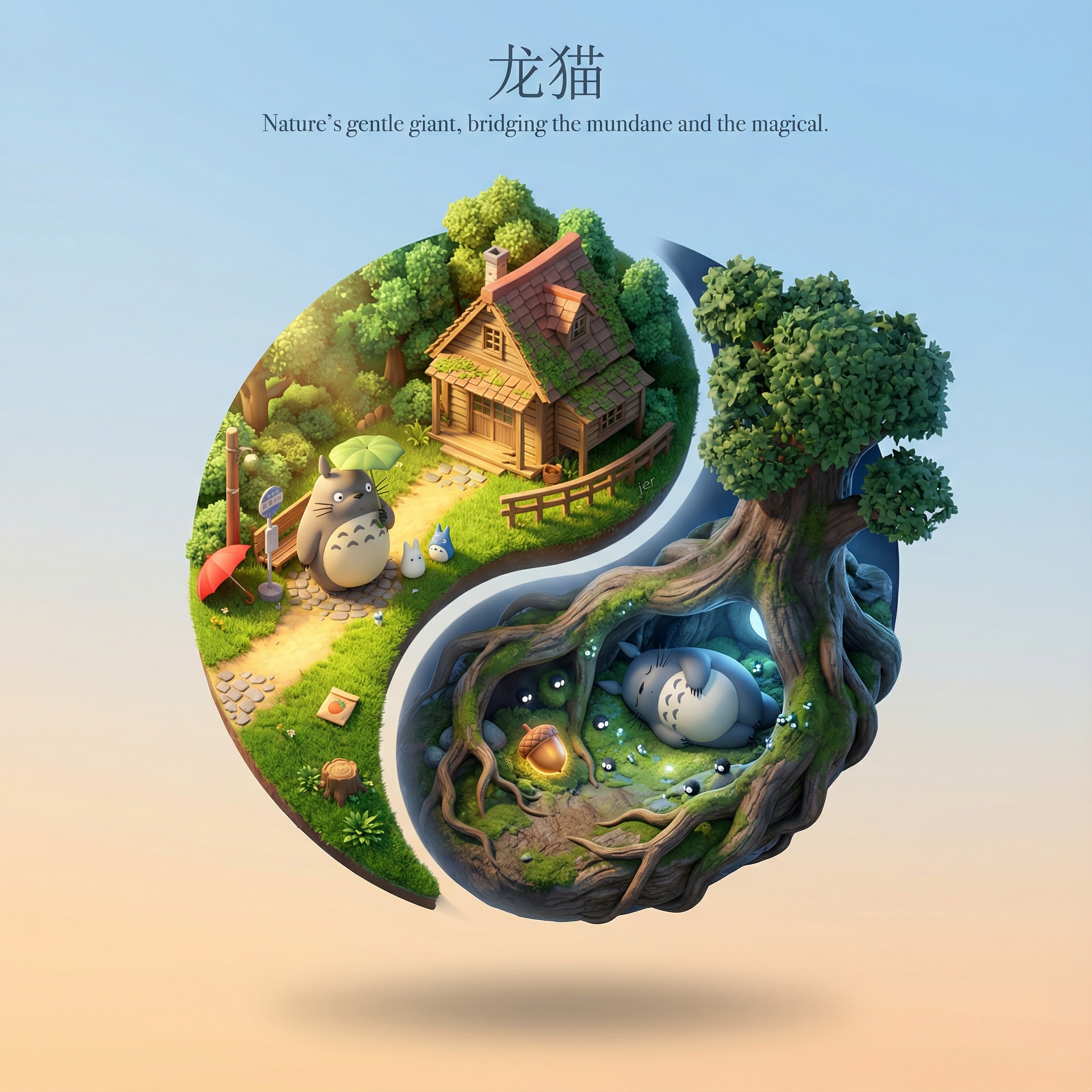 Yin-Yang Mirror: Stories of Coexistence Over Opposition