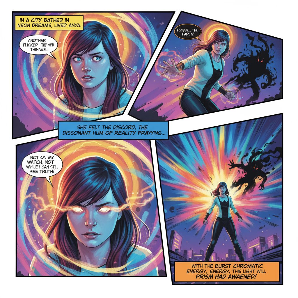 Create a Comic Book Strip from One Image and a Prompt with Nano Banana + Adobe Firefly Mobile App