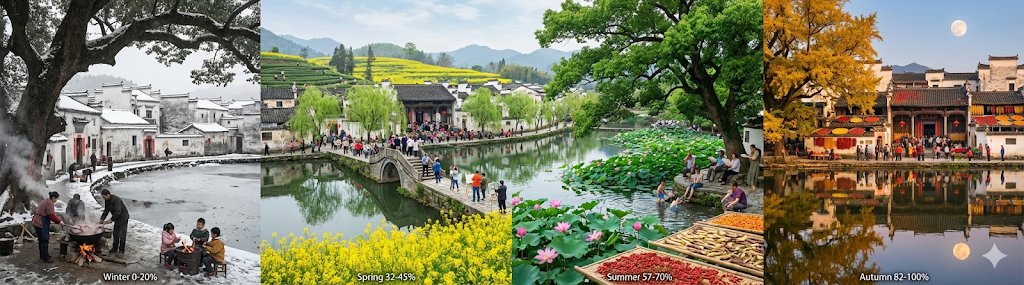 徽州四季田园诗:超现实主义时光流转艺术