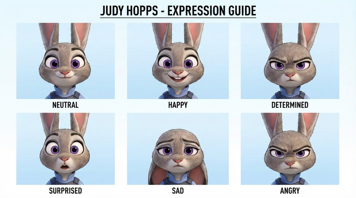 Create Character Design Expression Style Guide