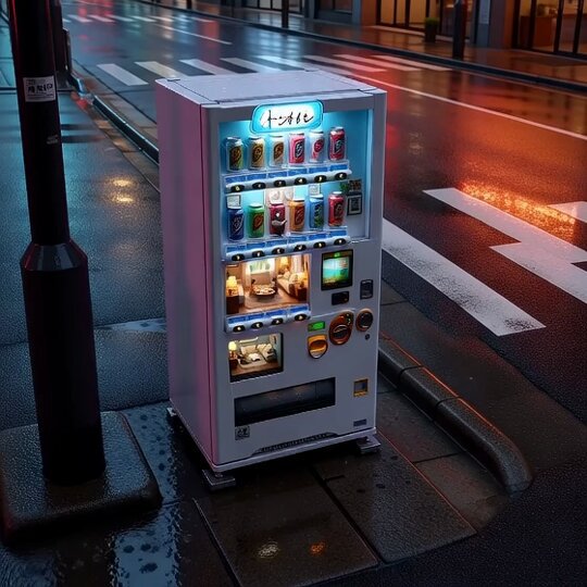 Warming Moments in a Japanese Vending Machine