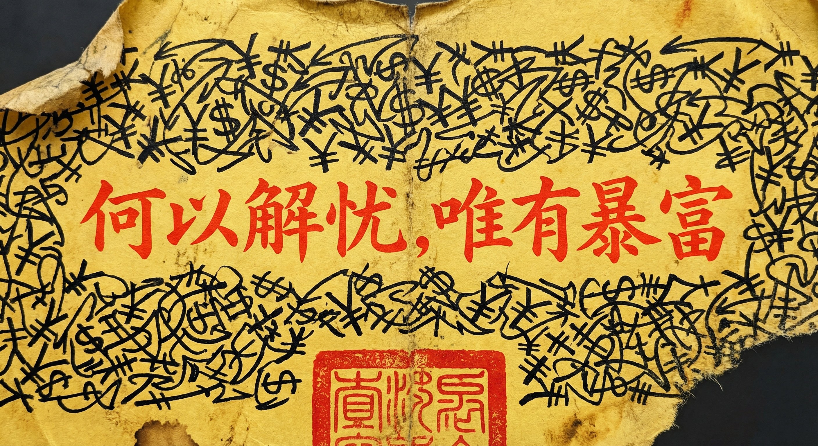 How to Alleviate Suffering: Only by Rapid Wealth